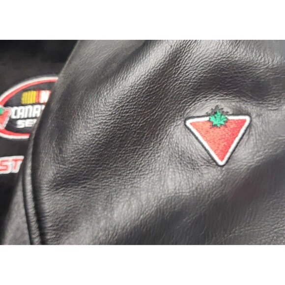Men's Large Nascar Canadian Tire Series Jacket Fast Track Tour Snap Large - Picture 5 of 16
